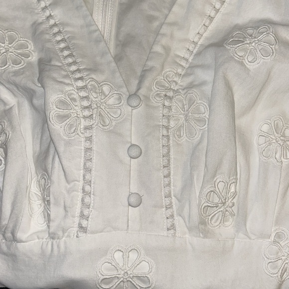 Kate Spade Spade Cover Eyelet Mini Dress White - Picture 4 of 15